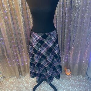 Vintage Pendleton wool Plaid Skirt purple plaid academic feminine preppy sz 6
